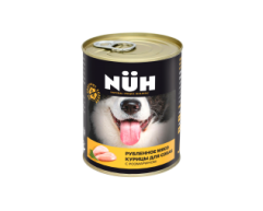 Nuh консерва для собак средних и круп пород Курица 340г