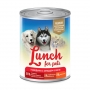 Lunch for pets конcерва для собак средних/крупных пород в желе говядина/сердце 850г