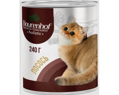 Baurenhof Holistic консерва влажный корм для кошек лосось 240г