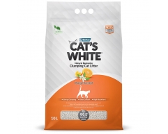 Cat's White Orange комкующийся наполнитель с ароматом апельсина 10л