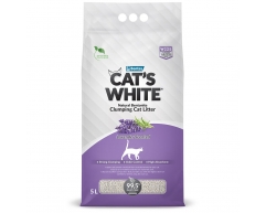 Cat's White Lavender комкующийся наполнитель с ароматом лаванды 5л