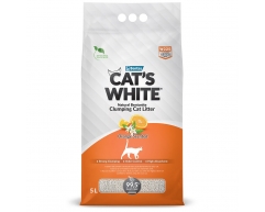 Cat's White Orange комкующийся наполнитель с ароматом апельсина 5л