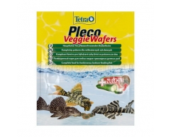 Tetra Pleco Veggie Waffers пластинки корм для любых травоядных донных рыб 15г