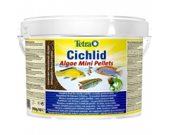 Tetra Cichlid Algae Mini пеллеты корм для небольших цихлид 10л/3,9кг