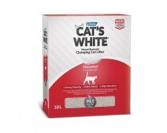 Cat's White BOX Premium Natural комкующийся наполнитель без ароматизатора 10л