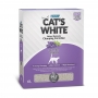 Cat's White BOX Premium Lavender комкующийся наполнитель c ароматом лаванды 6л