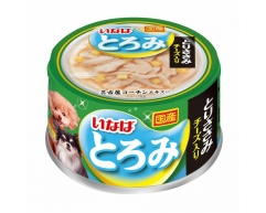 Inaba Toromi консерва для собак куриное филе/сыр в бульоне 80г