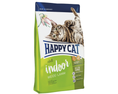 Happy Cat Adult Indor Weide-Lamm сухой корм для кошек чувствительное пищеварение ягненок 1,4кг