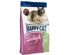 Happy Cat Adult Sterilised Weide-Lamm сухой корм для кастрирован котов и стерил кошек ягненок 1,4кг