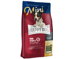 Happy Dog Mini Africa сухой корм для собак мелких пород при пищевой аллергии страус/картофель 300г