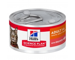 Hill's Science Plan Adult Salmon консерва для взрослых кошек лосось 156г