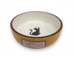 Western миска керамическая для кошек Кошка 0,33л