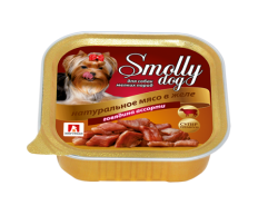 Зоогурман Smolly dog ламистер для собак малых пород говядина ассорти 100г