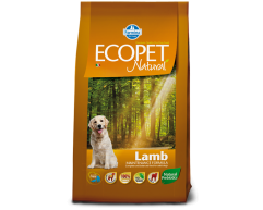 Ecopet Natural Lamb сухой корм для взрослых собак с ягненком 12кг