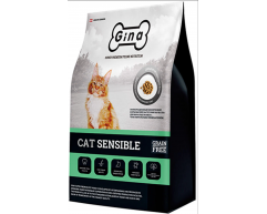 Gina Cat Sensible сухой беззерновой корм для кошек с чувствительным пищеварением 1кг