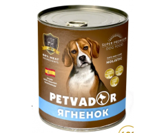 Petvador косерва для собак ягнёнок 400г
