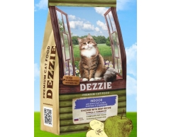 Dezzie Indoor Adult Cat сухой корм для кошек живущих в помещении курица/говядина 400 гр