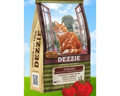 Dezzie Sterilized Cat сухой корм для стерилизованных кошек курица/говядина 10кг