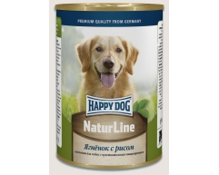 Happy Dog NaturLine консерва для собак ягнёнок/рис 970г