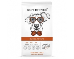 Best Dinner Adult Sensible Medium/Maxi Duck/Potato сухой корм для собак утка/картофель 12кг