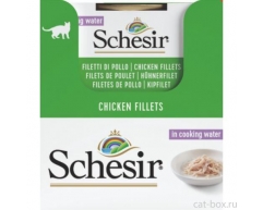 Schesir консерва для кошек цыплёнок в собственном соку №169 85г