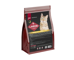 LANDOR Sterilized сухой корм для стерилизованых котов и кошек индейка/утка 2кг