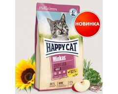 Happy Cat Minkas Sterilised сухой корм для кастрированных котов и стерилизованных кошек 1,5кг