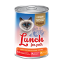 Lunch for pets консерва для кошек рагу из мяса птицы в желе профилактика МКБ 400г