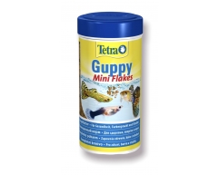 Tetra Guppy Mini Flakes хлопья корм для гуппи/живородящих карпозубых 100мл