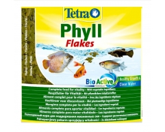Tetra Phyll хлопья корм с растительными ингредиентами для всех видов рыб 12г