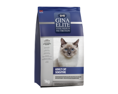 Gina Elite Adult Cat Sensitive сухой корм для кошек с чувствительным пищеварением 1кг