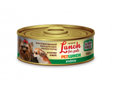 Lunch for pets консерва для собак мелких пород кусочки в желе ягнёнок 100г