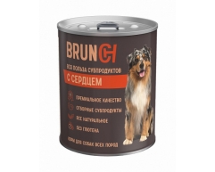 Brunch консерва для собак сердце 240г