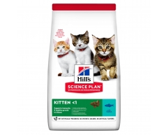 Hill's Science Plan Kitten <1 сухой корм для котят до года тунец 1,5кг