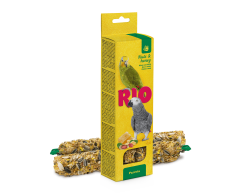 RIO лакомство палочки для попугаев мёд/орехи 2*90г