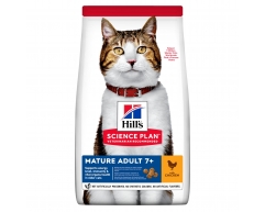 Hill's Science Plan Mature Adult 7+ сухой корм для пожилых кошек 1,5кг