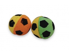 Western игрушка для кошек Мяч поролоновый футбольный цветной