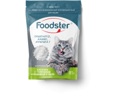 Foodster пауч для кошек телятина с индейкой кусочки в желе 85г