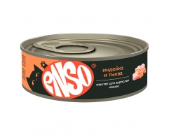 Enso консерва для кошек паштет с индейкой и тыквой 100г