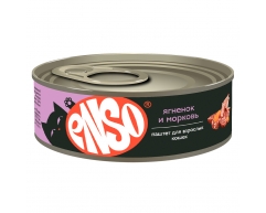 Enso консерва для кошек паштет с ягненком и морковью 100г