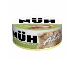 Nuh консерва для взрослых кошек Кролик с цыпленком 100г