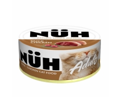 Nuh консерва для взрослых кошек Утка с цыпленком 100г