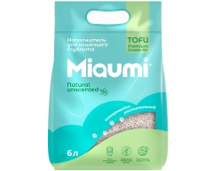 Miaumi TOFU NU комкующийся наполнитель без ароматизатора 6л