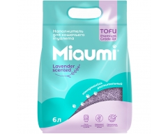 Miaumi TOFU LS комкующийся наполнитель с ароматом лаванды 6л