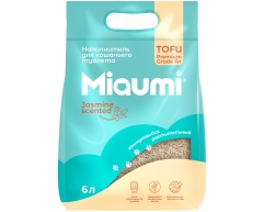 Miaumi TOFU JS комкующийся наполнитель с ароматом жасмина 6л