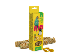 RIO лакомство палочки для волнистых попугаев и экзотов тропические фрукты 2*40г
