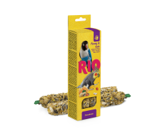 RIO лакомство палочки для средних попугаев мёд/орехи 2*75г