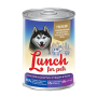 Lunch for pets конcерва для собак средних/крупных пород в желе мясное ассорти рубец 400г