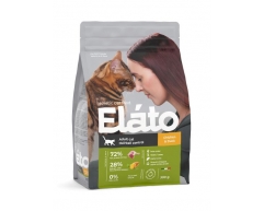 Elato Holistic Adult Cat Hairball control cухой корм для кошек вывод шерсти курица/утка 300г