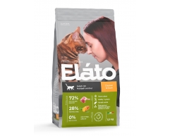 Elato Holistic Adult Cat Hairball control cухой корм для кошек вывод шерсти курица/утка 1,5кг